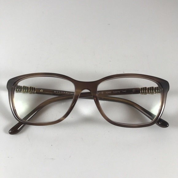 Bvlgari 4097-B 5240 Eyeglasses 53mm x 16mm 140 Italy Brown main image 12